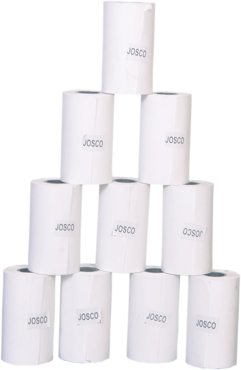 JOSCO Paper Rolls Thermal Paper Rolls (57mmx 30m) - Pack of 10