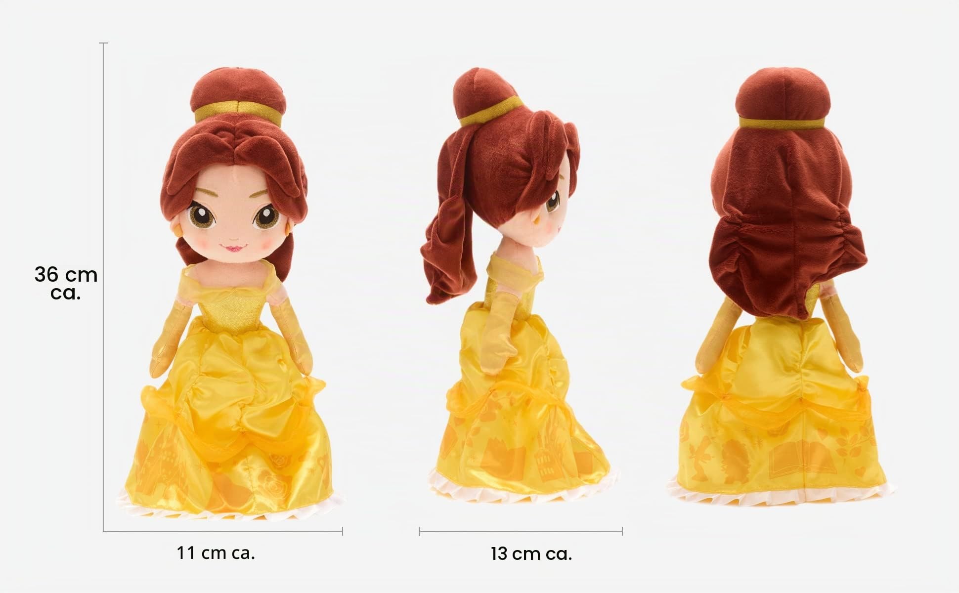 Disney Store Official, Die Schöne und das Biest, Belle, Kuschelpuppe, 36 cm