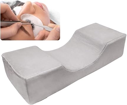 Beauty Lash Pillow for Lash Extension, Comfortable Memory Foam Eyelash Pillow Grafting Salon, Neck Pillows Support for Protecting The Neck