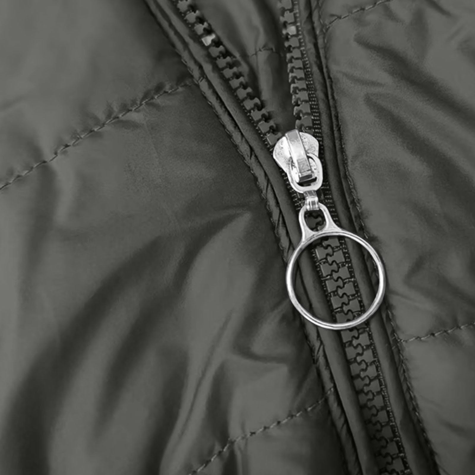 Generisch Wintermantel Damen Lang Winterjacke Warm Gefüttert Winterparka Winter Jacke Mantel Parka Mode Pufferjacke Reißverschluss Klassisches Steppmantel Einfarbig Daunenmantel mit Kapuze Steppjacke