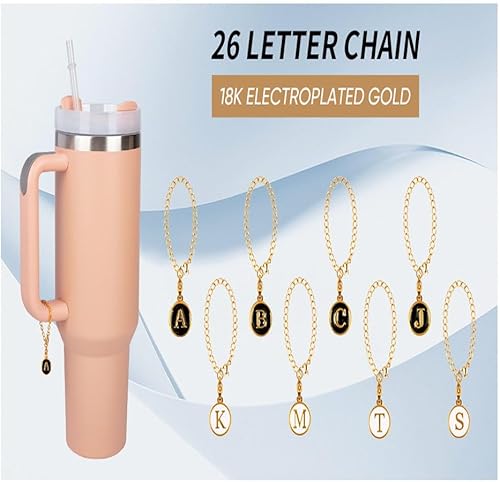 Miniatura 2 de Letra para Stanley Simple Modern - Placa de identificación con nombre de taza y mango de tapa de popote de 0.394 in, Aluminio, Acero inoxidable