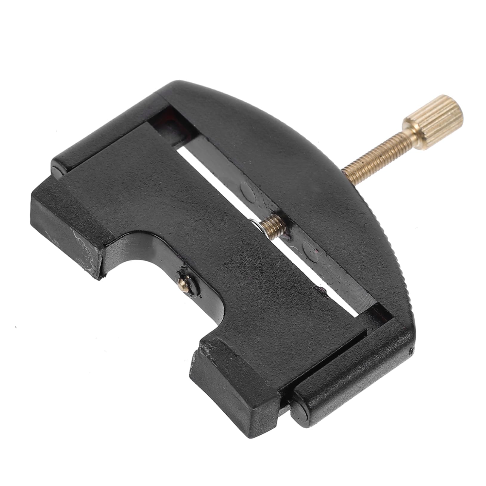 Sollevacorde per Violino 1/4-4/4, Sostituzione Ponte | Altezza Regolabile, Posizione di Marcatura Precisa, Nero Plastico e Ferro Placcato