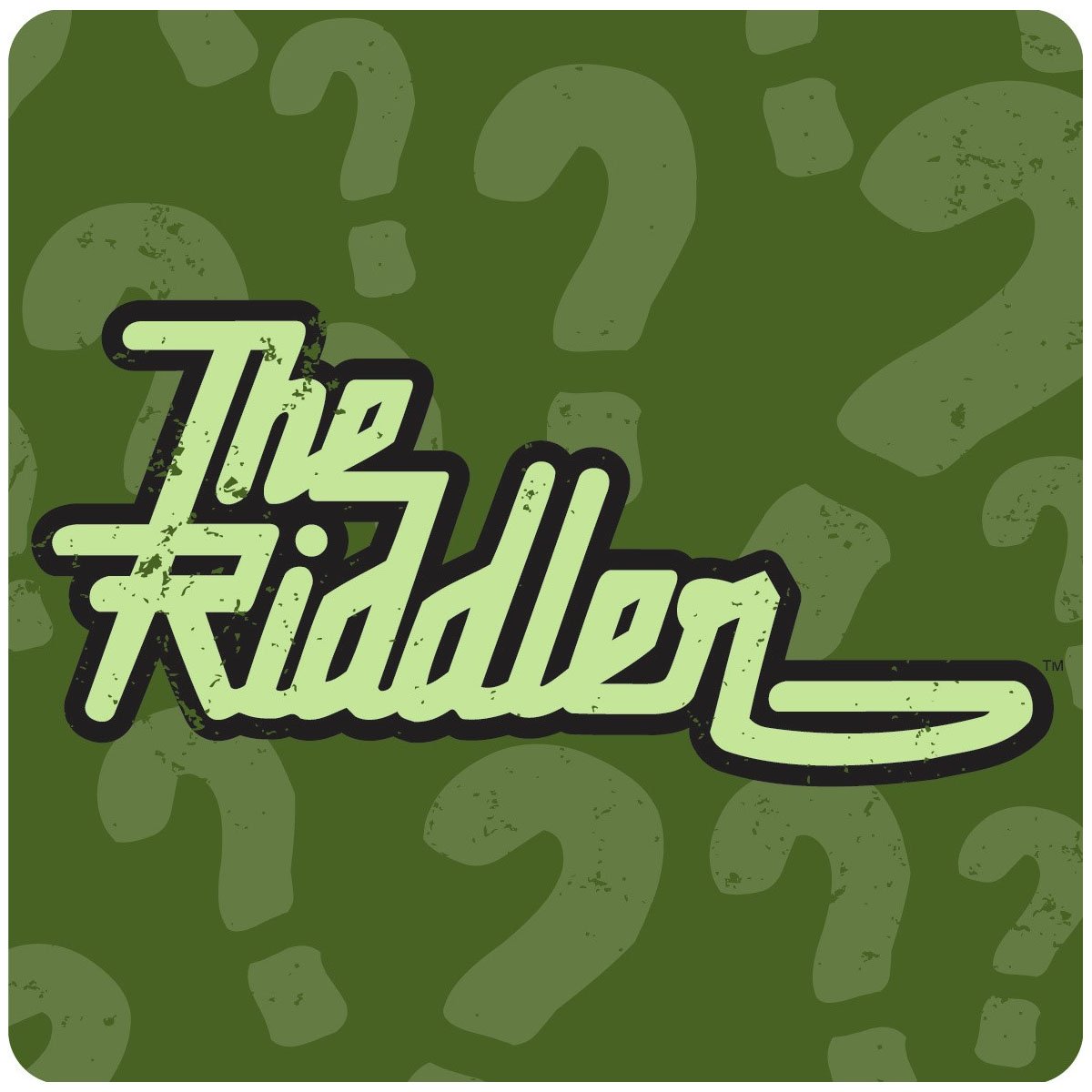 Batman The Riddler Logo Coaster, Official Dc Comics