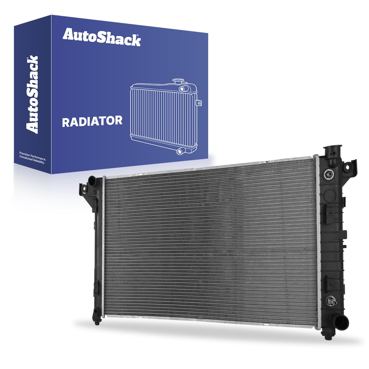 AutoShack Radiator 19.44" (493.8 mm) Core Replacement for 1994-2002 Dodge Ram 1500 1994-2001 Dodge Ram 2500 1994-1997 Dodge Ram 3500 1995-1997 Dodge Ram 4000 1994-1996 Dodge Ramcharger 1-PC