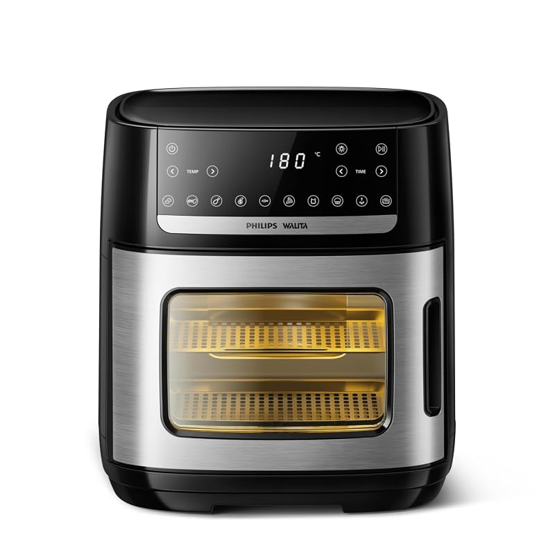 Philips Walita Fritadeira Airfryer Forno 12L, Preta, 110V