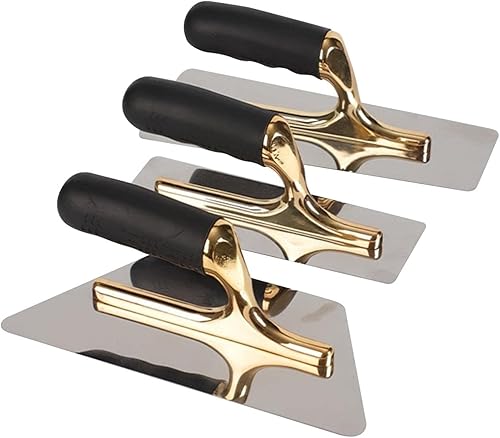 Miniatura 5 de Paletas para paneles de yeso Comfort Grip Paleta de acabado de mango suave para aplicar masilla Sheetrock, 7.9 in