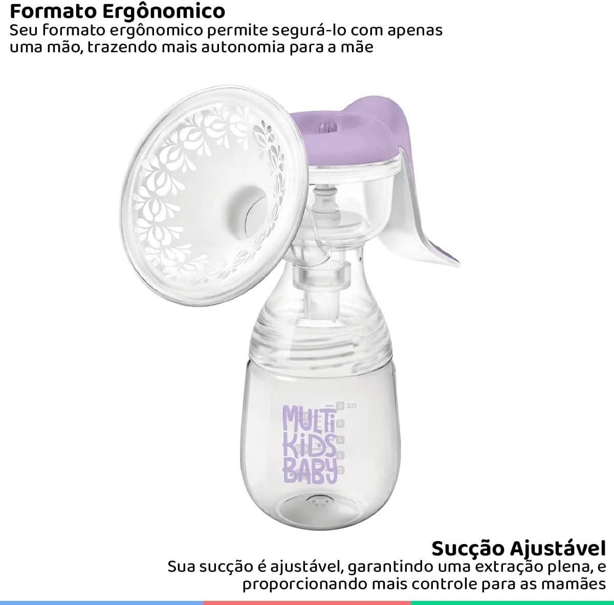 Mucambo Extratora De Leite Manual Form Mom - Multikids Baby