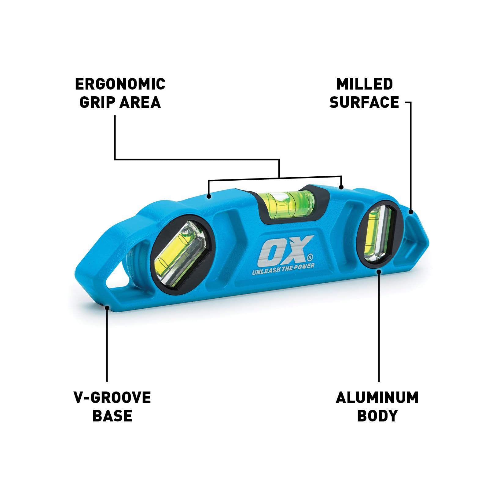 OX Pro Magnetic Level - 9" Torpedo Level -2