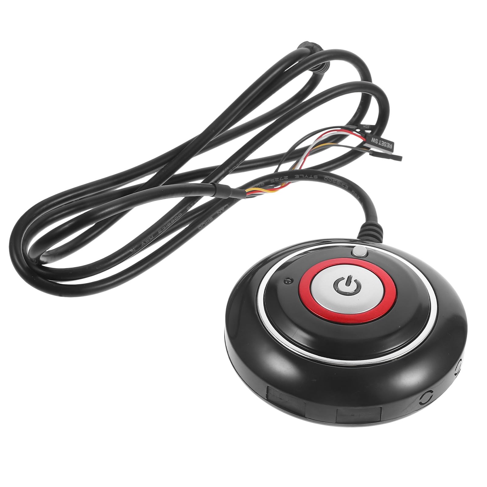 Carcasa PC botón de reinicio interruptor fuente alimentación sobremesa 8