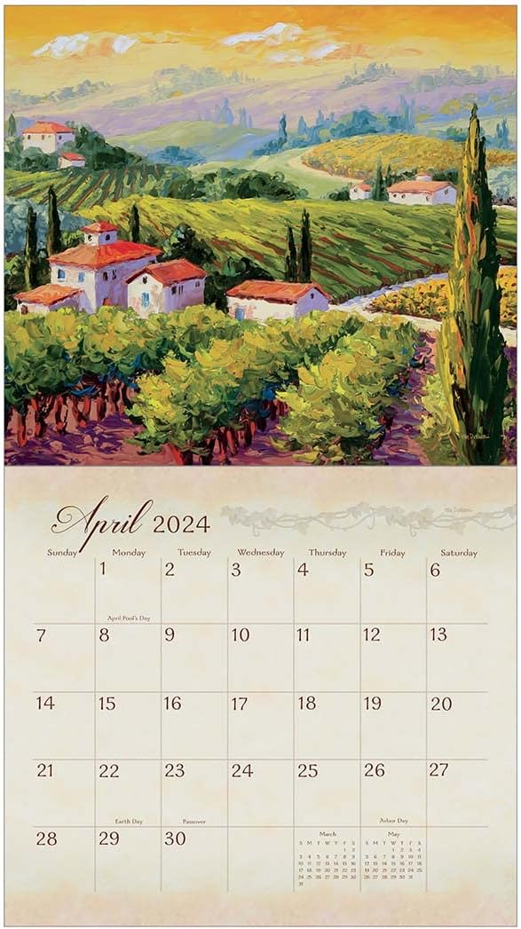 Legacy Life Itself 2025 Wall Calendar - 13x12 Inch Hanging Calendar With Premium Paper