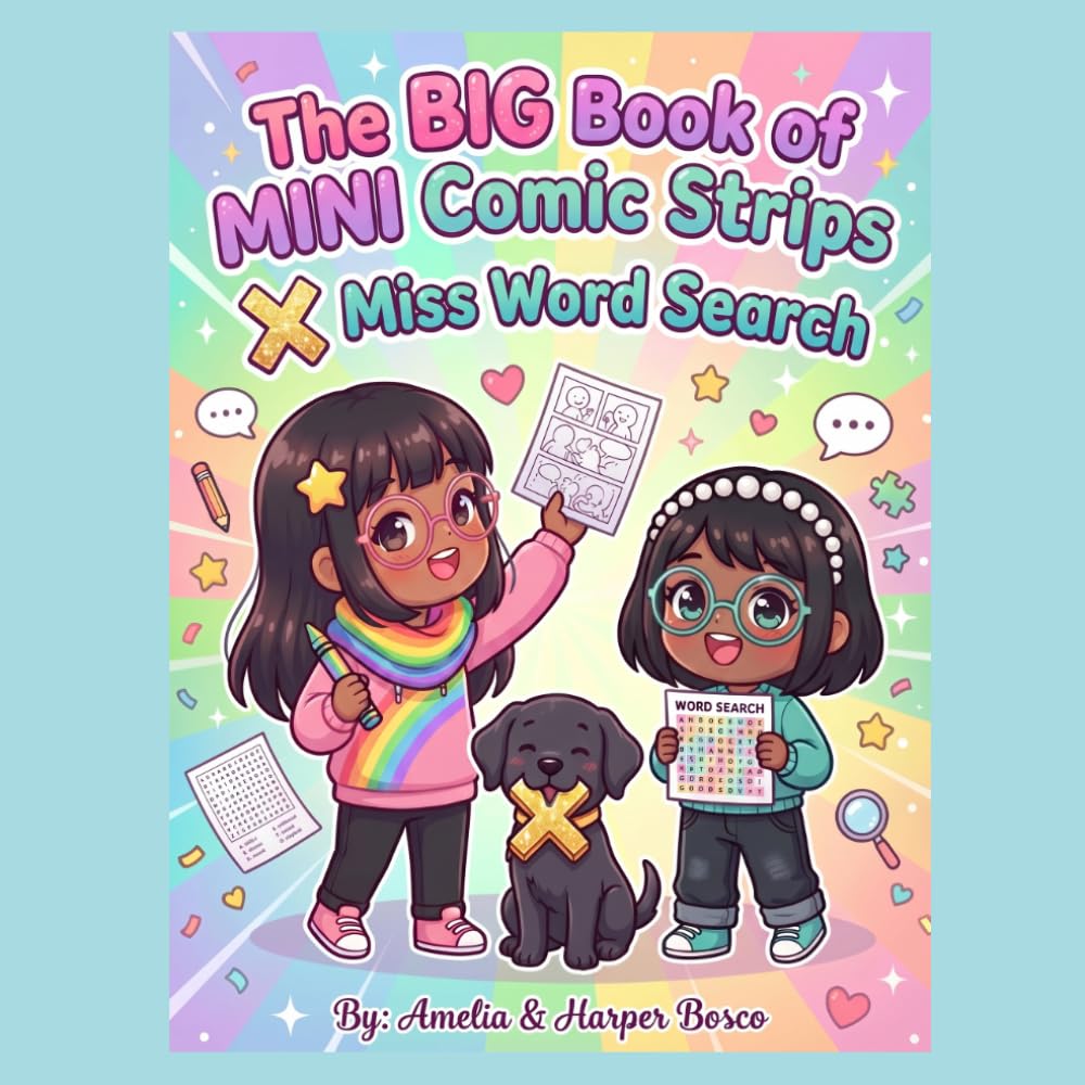 The Big Book of Mini Comic Strips X Miss Word Search