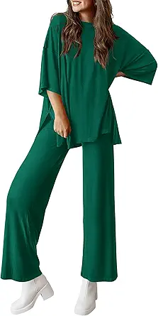 PRETTYGARDEN Two Piece Sets For Women Summer Fashion Lounge Matching Set 2025 Travel Vacation Airport Outfits Clothing