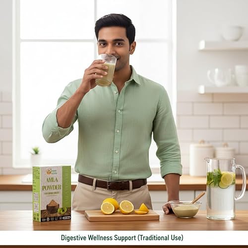 Miniatura 4 de Herbs Botanica Natural Amla Powder (grosella espinosa india, amalaki), polvo de fruta natural pura con vitamina C para el crecimiento del cabello