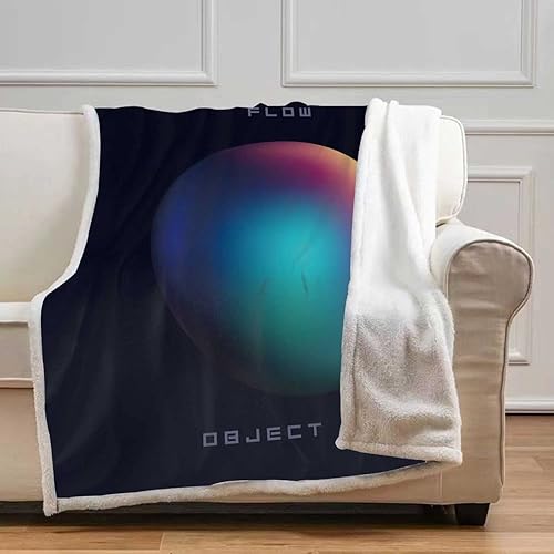 Miniatura 6 de Black Cobijas Calientes para Invierno Geometría Celosía Linea Moderna Mantas Decorativas para Dormitorio Esenciales Tamaño Pequeño 31.5 x 47 pulgadas