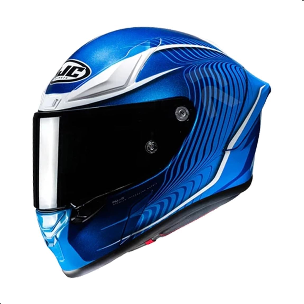 HJC RPHA 1N Lovis Motorcycle Helmet with HJ-35 Pinlock Visor, DOT Approved (MC2, Medium)