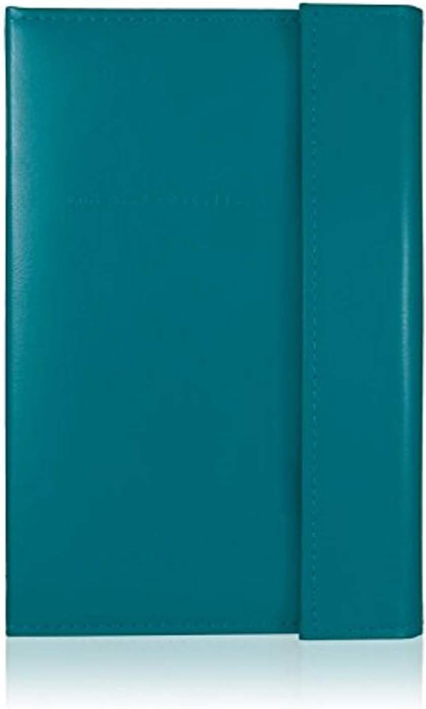 Book of Necklaces 2015 COLOUR - TEAL BLUE - Little A Book to Keep Your Necklaces Tangle-free and Safe