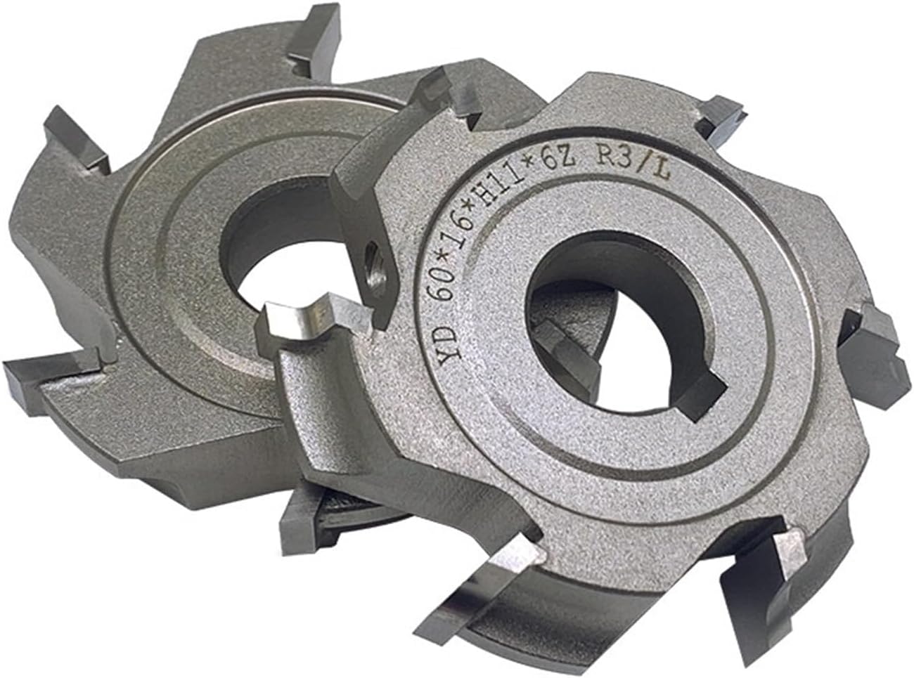 1 Pair (L+R) 60*16*H11*6Z-R1.5/2/3 Fine Trimming Cutters for Edge Banding Machine(60x16xH11x6Z R1.5)