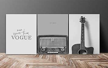 SAF Multieffect UV Textured Panel Painting (Set of 3, 12 Inches X 27 Inches (SANFC12242) SANFC12242