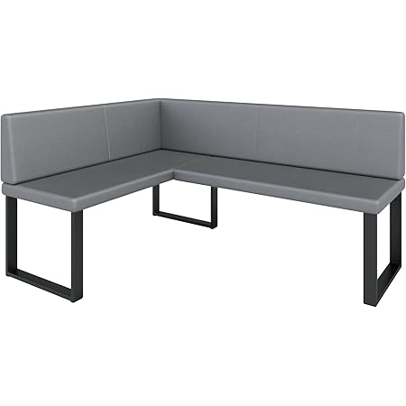 Hoekbank Akiko Corner Bench - hoekbankgroep voor uw eetkamer, keuken modern, zithoek, eethoek. Perfect voor keuken, kantoor en receptie. Solide en sterke afwerking. (Soft 30, 142x196cm links