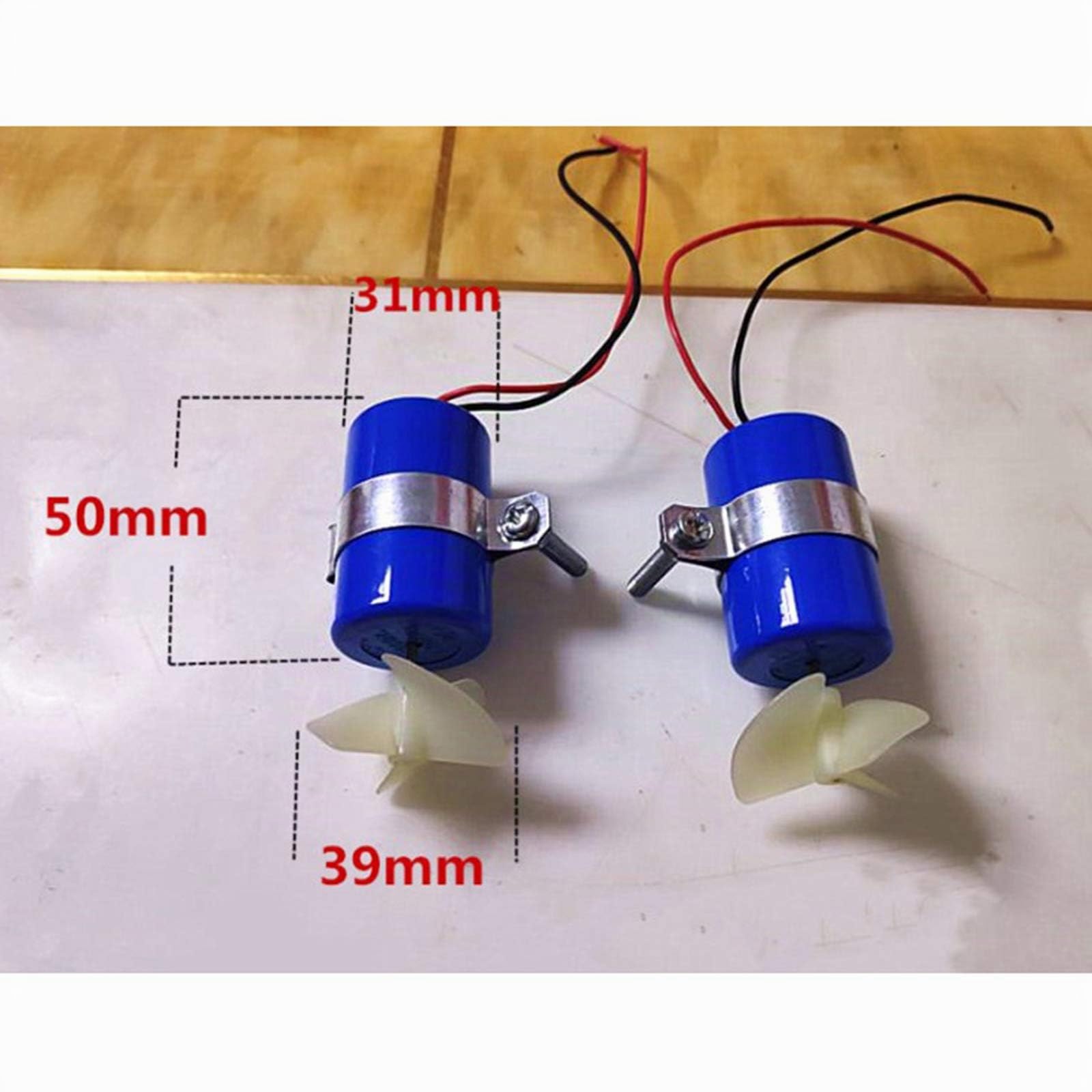 Moteur sous-Marin propulseur de Bateau à réaction RC 7.4V 16800RPM CW CCW hélice à 3 pales pour Bricolage ROV Robot RC Bait Bateau Accessoires sous-Marins