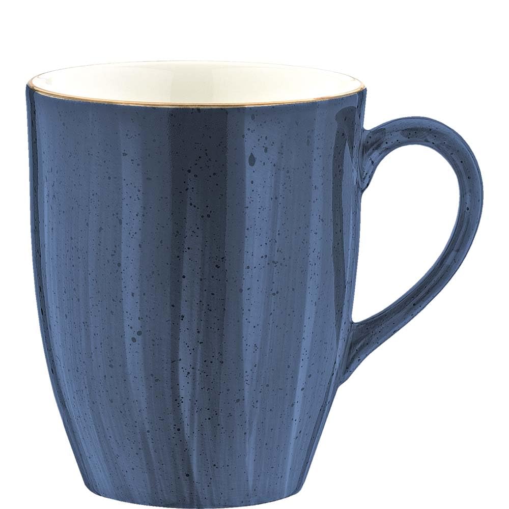6x Bonna Aura Dusk Conic Bockbecher 33cl Blau Porzellan ADKMUG03KKN Tasse Kaffeetasse Teetasse Geschirr