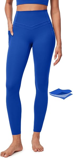 IUGA Compression Leggings with Pockets for Women Tummy Control Yoga Pants