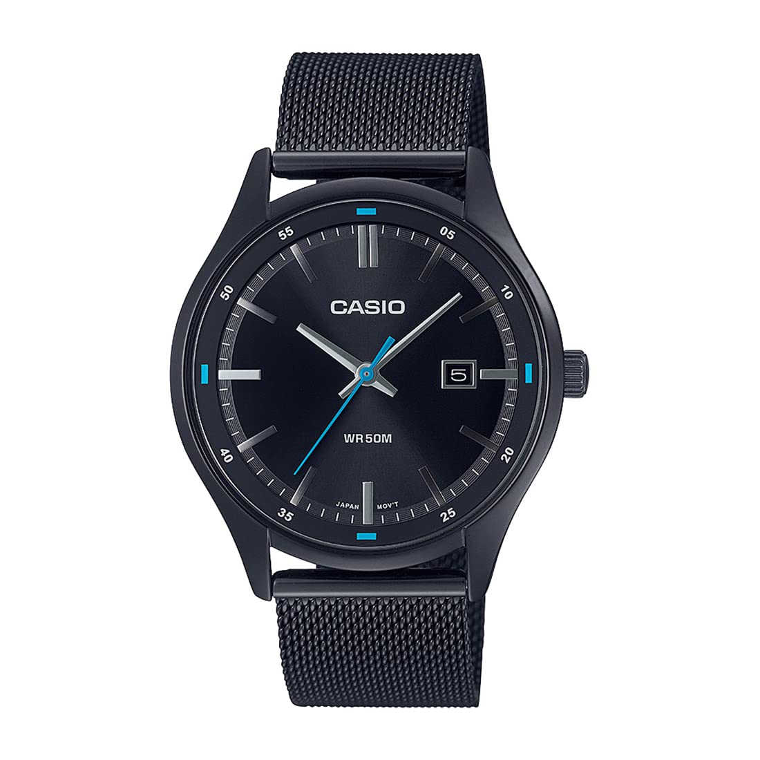 Casio Men Stainless Steel Enticer Analog Black Dial Watch-Mtp-E710Mb-1Avdf, Band Color-Black (B0BQYVRFRB) Amazon Price History, Amazon Price Tracker