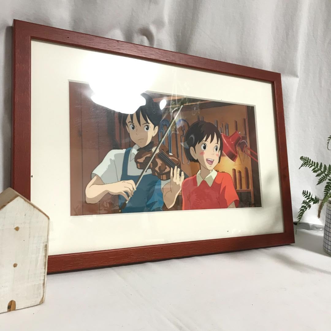 Amazon.co.jp: スタジオ 耳をすませば 美術館限定 複製 セル画 アート