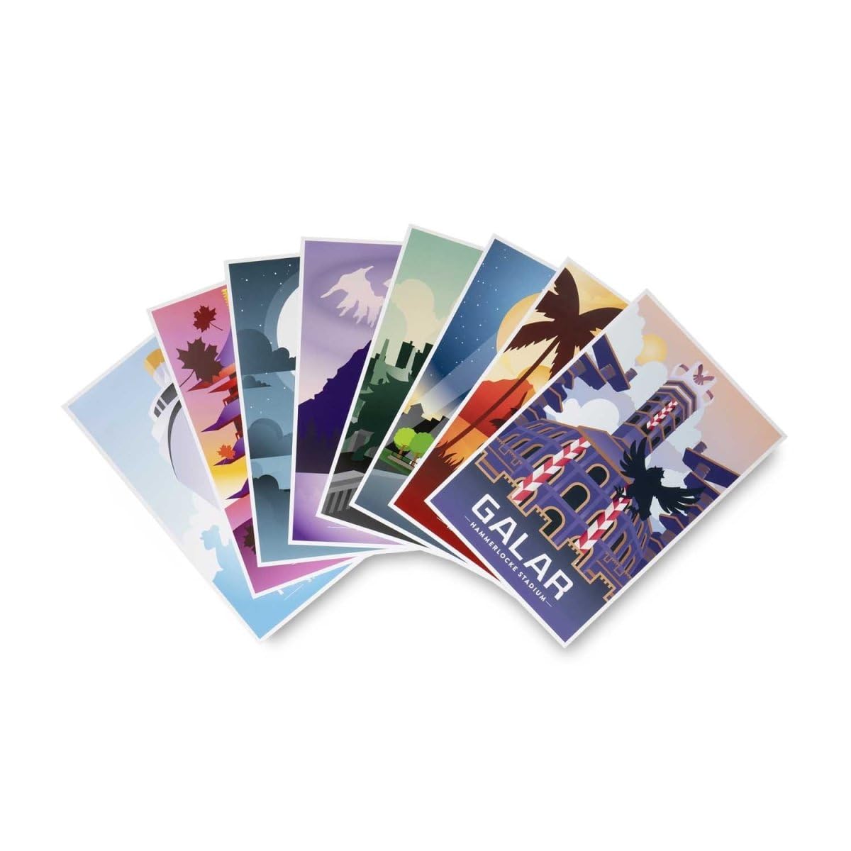 Pokémon Center: Carteles Pokémon Destination (paquete de 8)