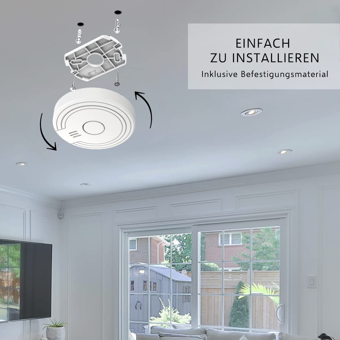 24-Pack ELRO FS1801 | 10 Jahre Sensor | 85 dB | Entspricht der Europäischen Norm EN14604 | Weiß | Set mit 24 Stück