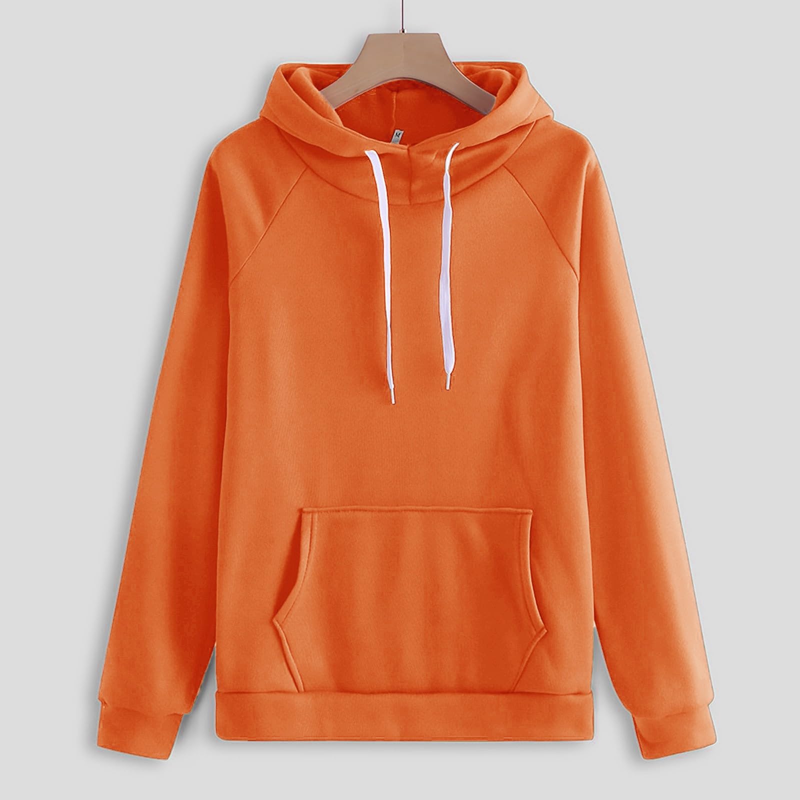 Tenue de loisirs pour femme - Ensemble pyjama côtelé - 2 pièces | Sweat à capuche à manches longues et longue taille élastique, pantalon de loisirs, pyjama avec cordon de serrage et poches