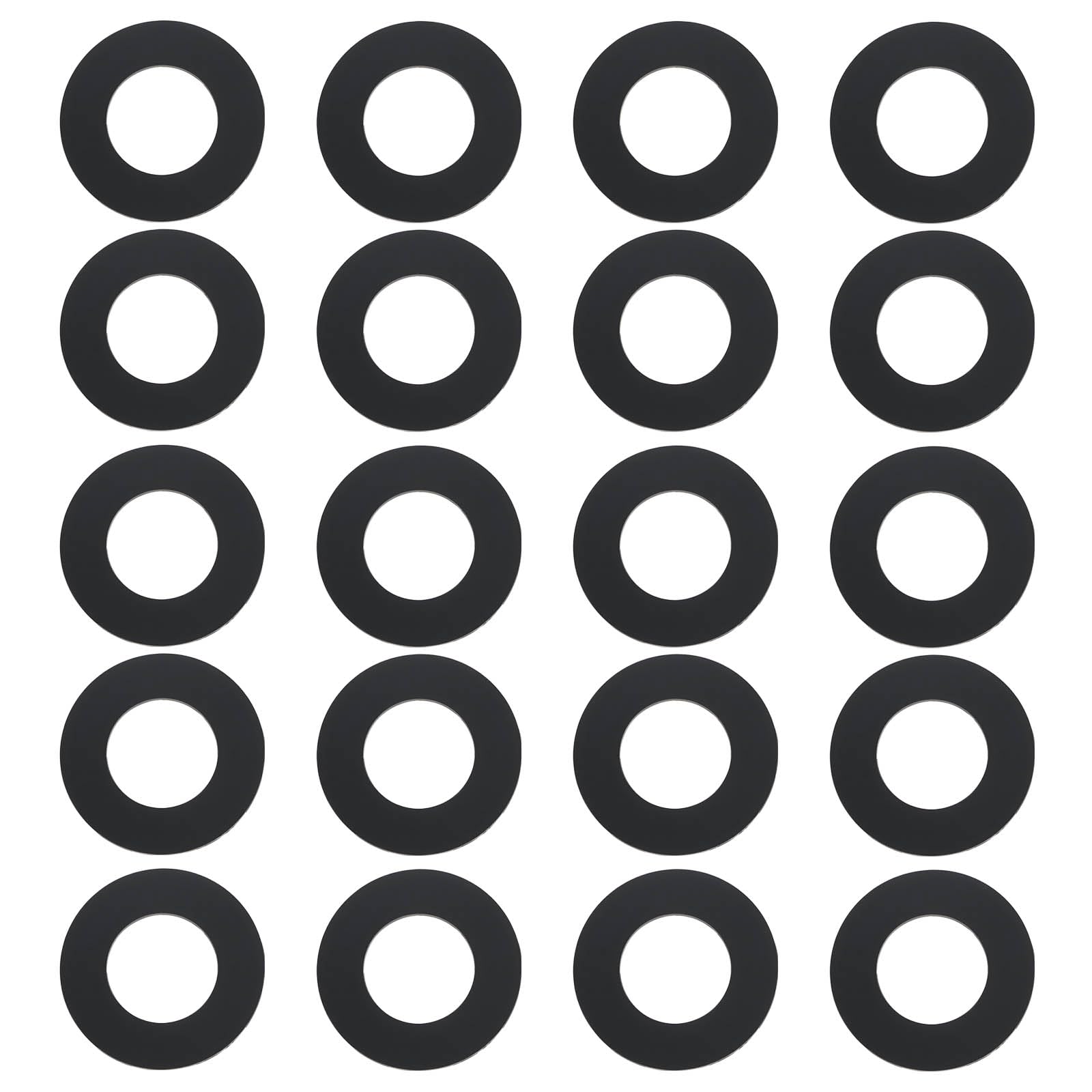 eMagTech 20Pcs Excavator and Skid Steer Bucket Pin Shim Kit 35x65x2mm POM Compatible with Cat Compatible with Bobcat Compatible with Kubota