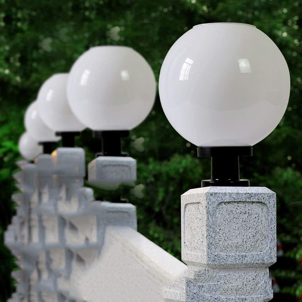 Faroles Exterior Ozgkee Lámpara De Columna De Globo Solar, Farol De Poste  Para Exteriores, Lámpara LED Redonda Para Exteriores Para Jardín, Patio,  Pasarela Al Aire Libre Farol Solar, image size:1050x1050