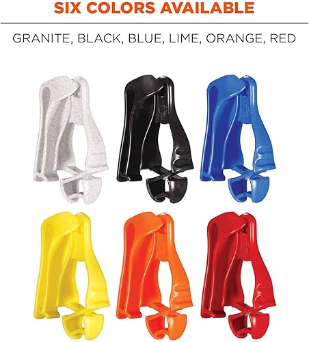 Miniatura 6 de Ergodyne Squids 3405 gancho para guante con broche para cinturón, color negro