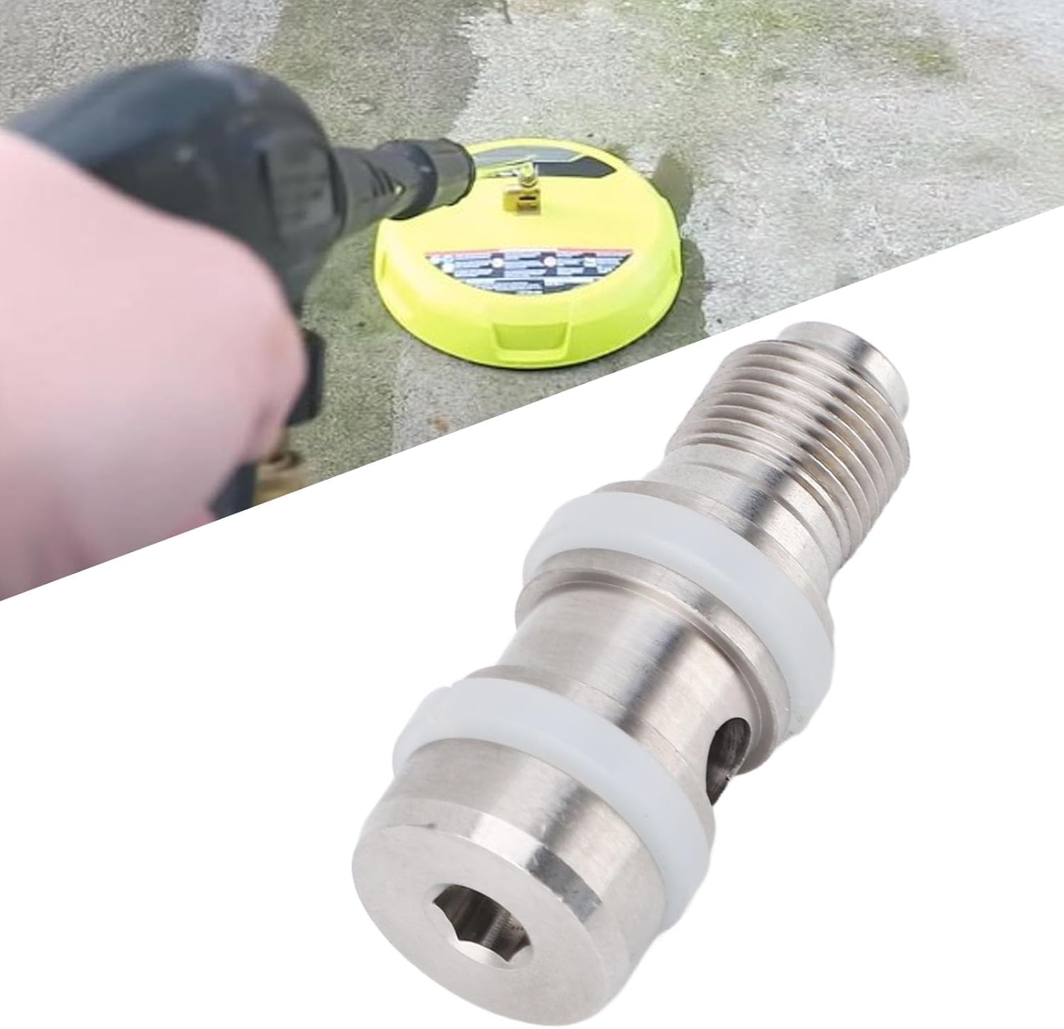 Concrete Decks Swivel Repair Kit, Rotary Flat Cleaner Fits for Most Consumer Cleaner