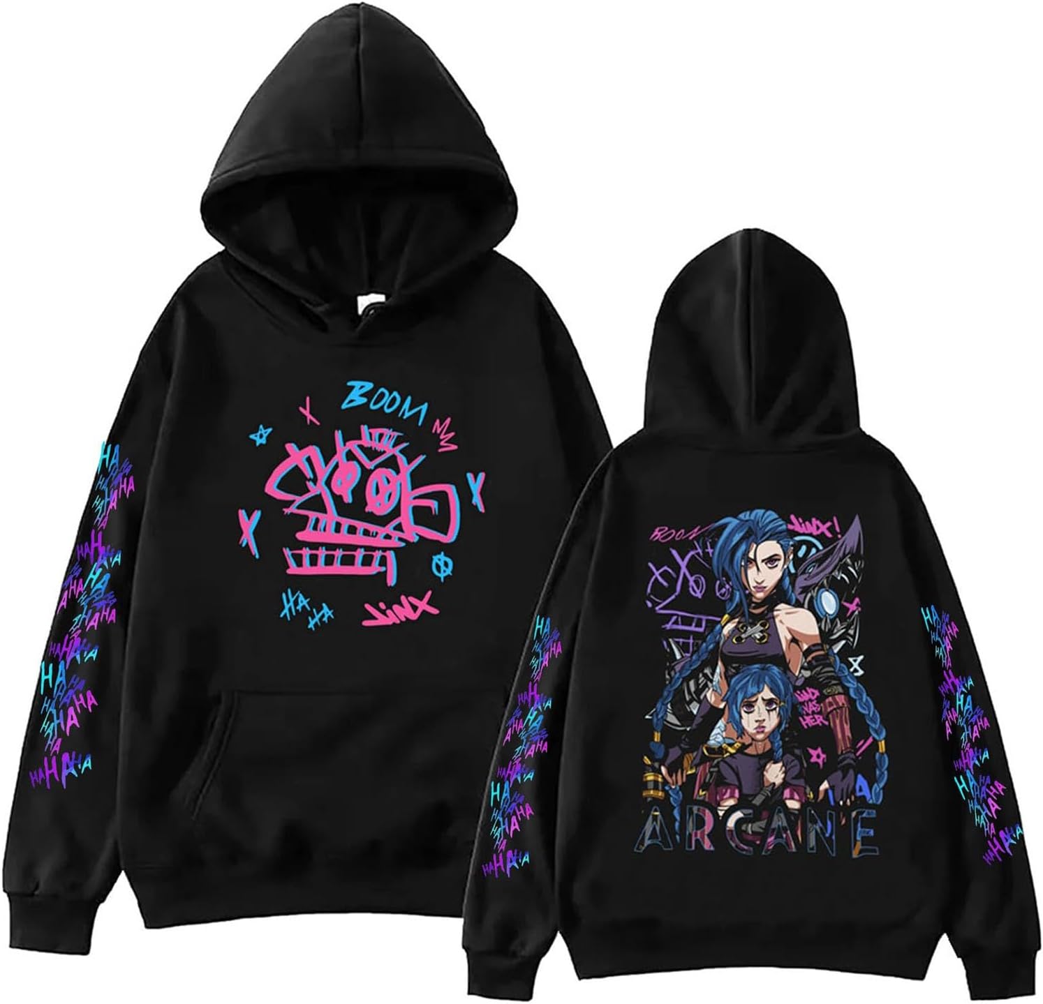 ARCANE League of Legends LOL パーカー アーケイン Amazon.co.jp: Arcane League of Legends ジンクス パーカー