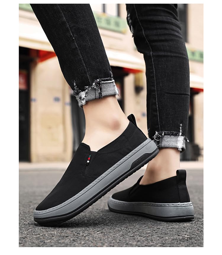 Man Casual Loafers - Lightweight Rubber-Soled Shoes, Suitable for Daily use Outdoors.4