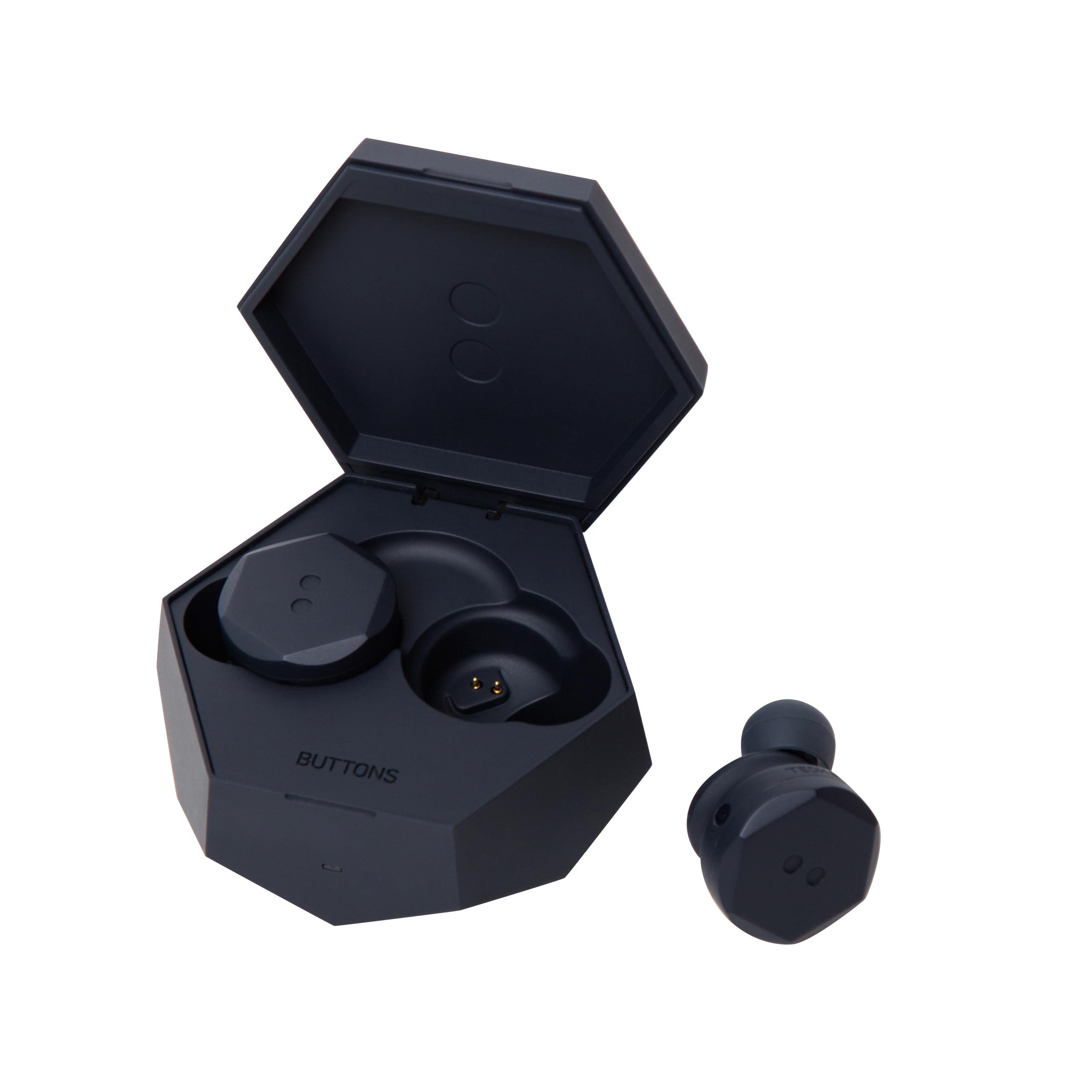 BUTTONS Air X True Wireless Earbuds, Superior Sound, Hybrid ANC in
