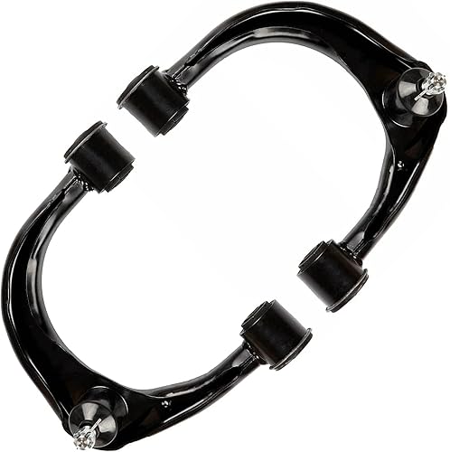 Miniatura 731 de Detroit Axle - Kit de brazos de control de extremo delantero RWD para Dodge Ram 03-06 2500 3500, 2 brazos de control superior con rótula 2 varillas