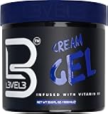 Level 3 Cream Gel - Provides Volume and Medium Hold - With Vitamins to Nourish and Protect Hair Level Three Mens Hair Styling Cream