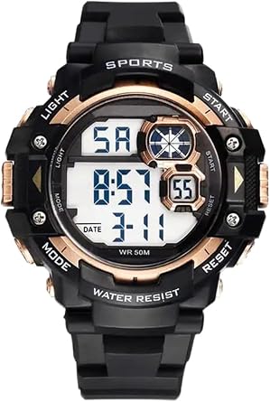 Spectrum Premium Silicone Lanyard Waterproof Teen-Adult Digital Wristwatch 336G