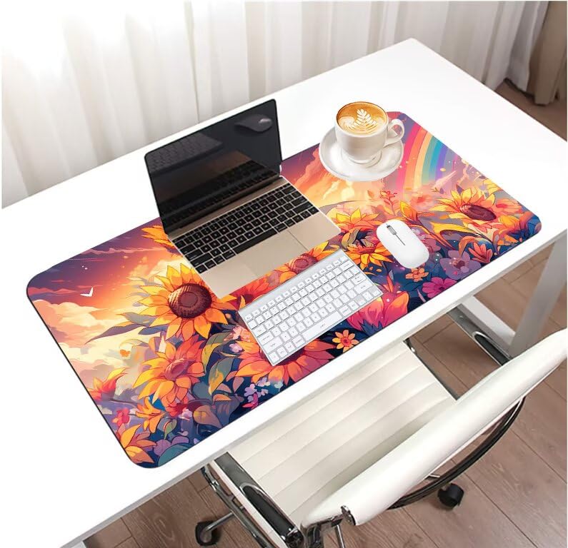 Tapis de souris XXL imperméable et lavable avec glisse de précision pour setup PC - 3