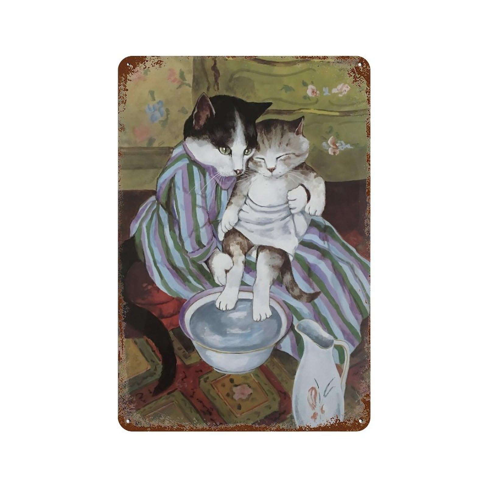 xiaoxiaoshen Susan Herbert Cat Artists (1) Wall Decor Art Metal Tin Poster Modern Home Decor Art Home Bar Shop Decorations Vintage Sign 30x20cm