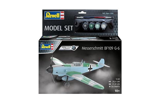 Foto 2 de 7 de Revell - Maqueta Model Set Messerschmitt Bf109G-6 easy-click-system