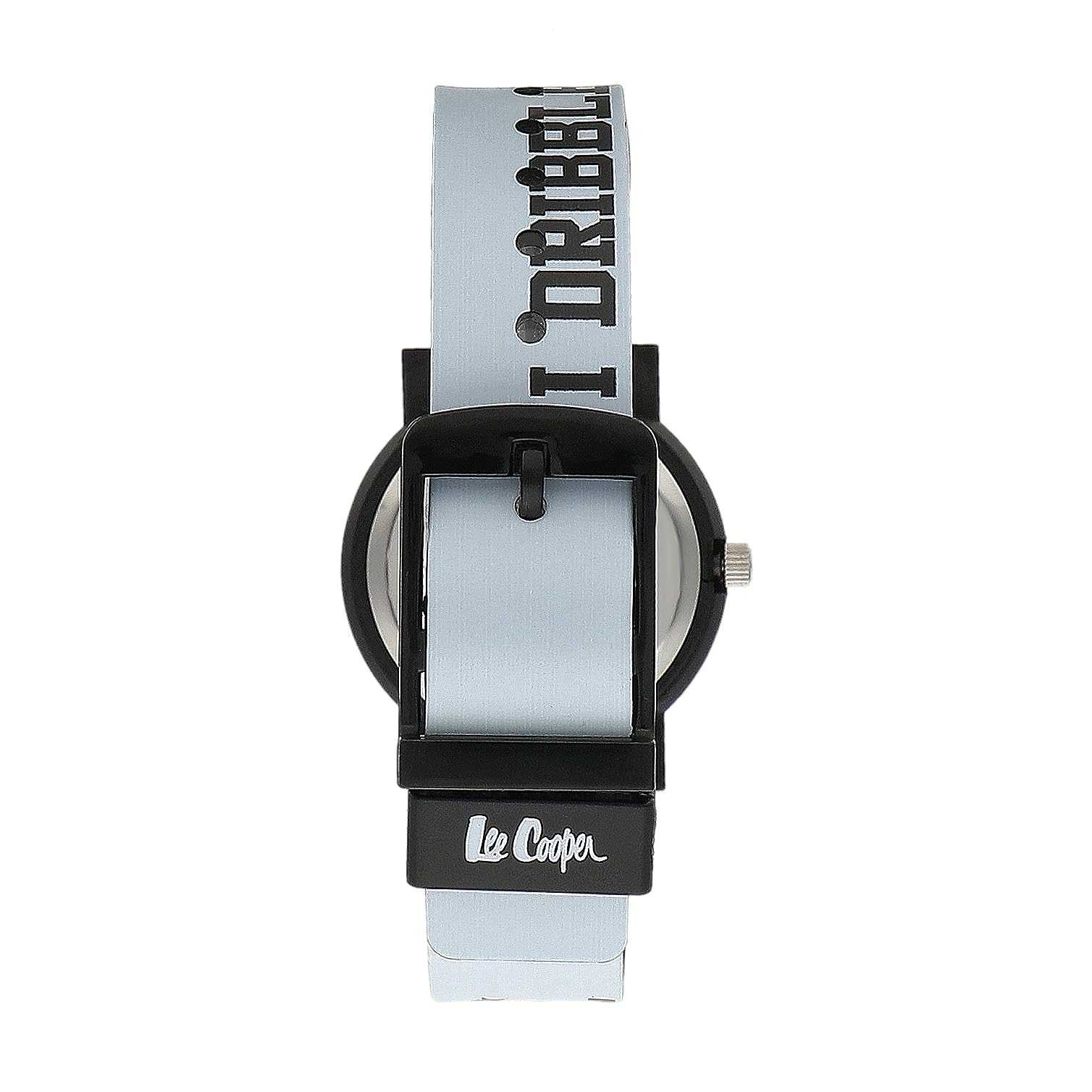 Lee Cooper LC.K.2.653 PC21S Zegarek dziecięcy z mechanizmem analogowym i silikonowym paskiem biały, pasek