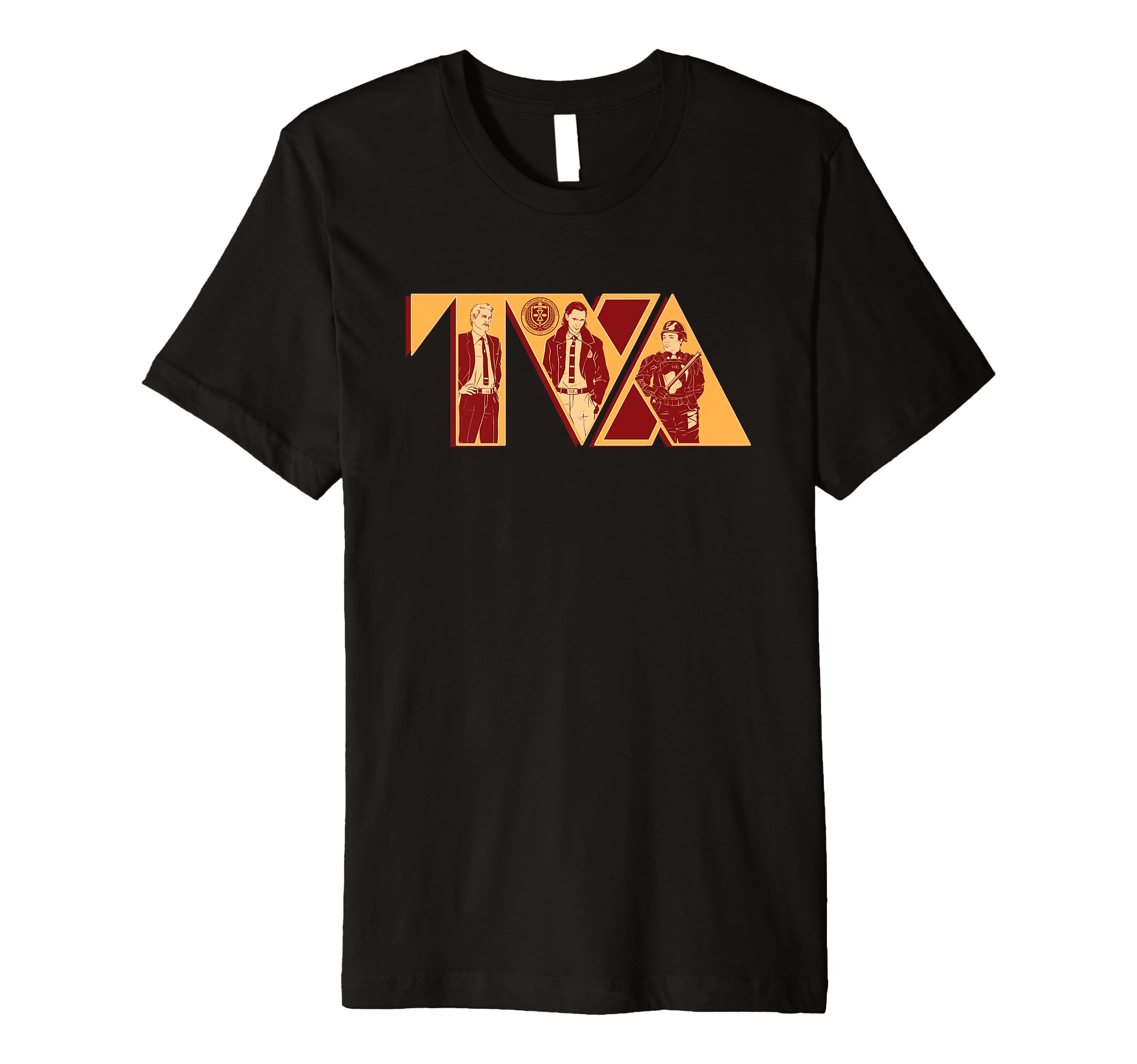Marvel Loki TVA Mobius and Hunter-B15 Premium T-Shirt