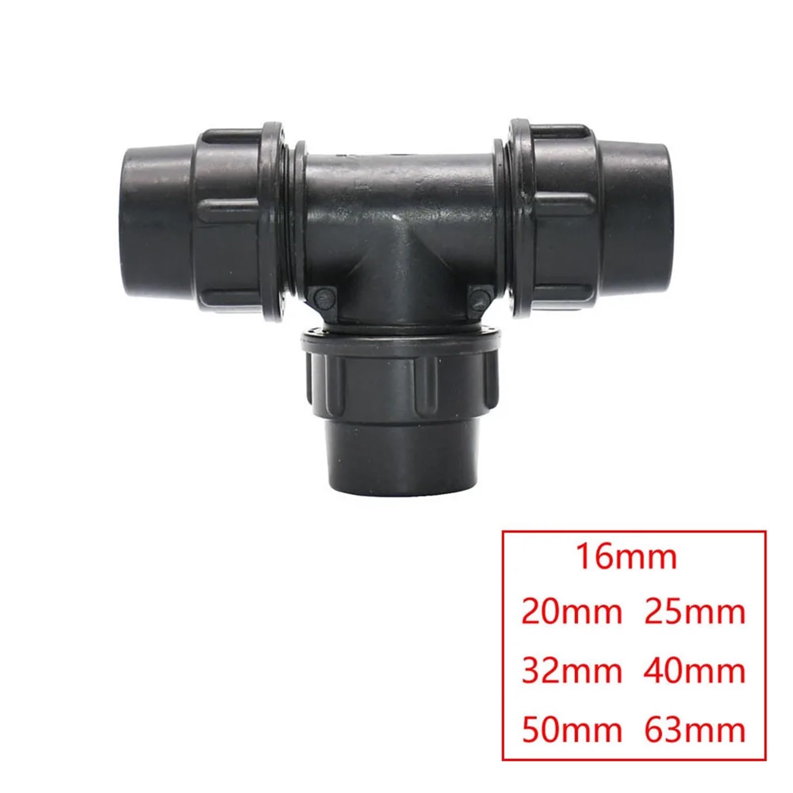 Raccord de tuyau en PVC PE 20/25/32/40/50 mm pour robinet à boisseau sphérique en plastique pour jardin, agriculture (coude, 40 mm)