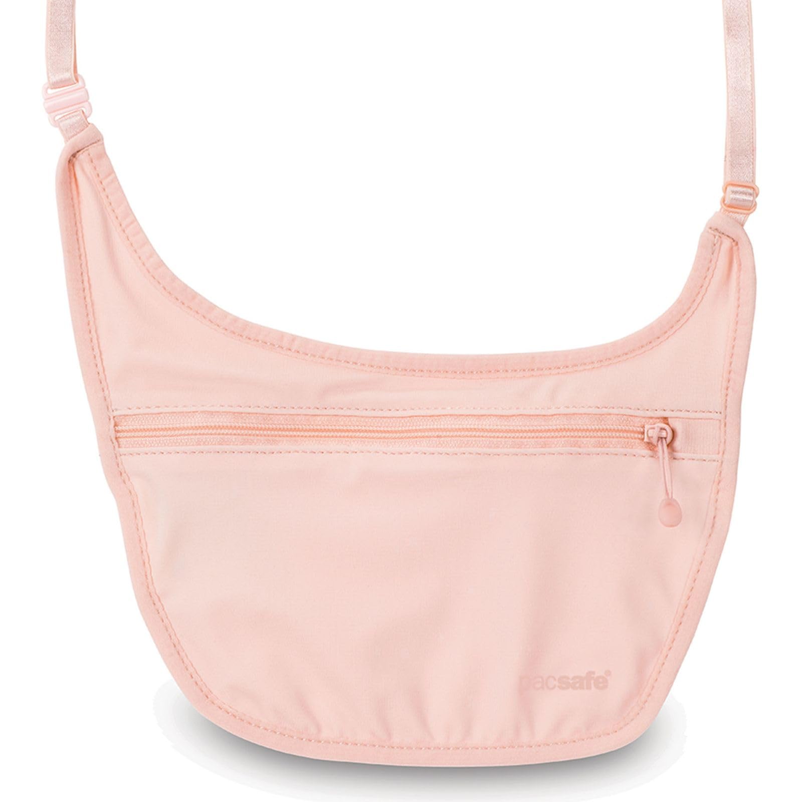 Discreet, concealed, soft-touch secret body pouch, suitable for passport, credit card, cash