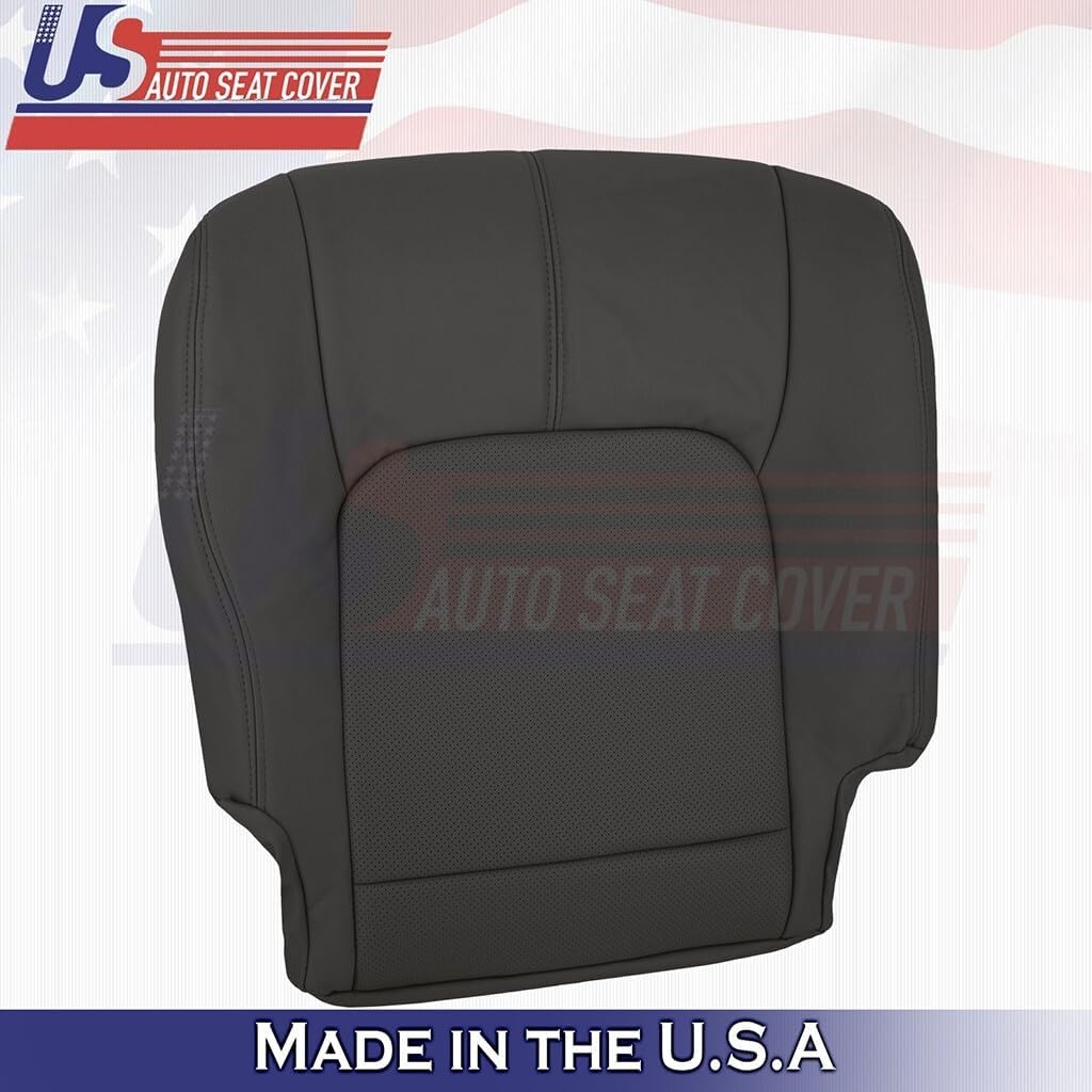 2009 to 2014 fits Nissan Murano Passenger Bottom Leather Seat Cover Black