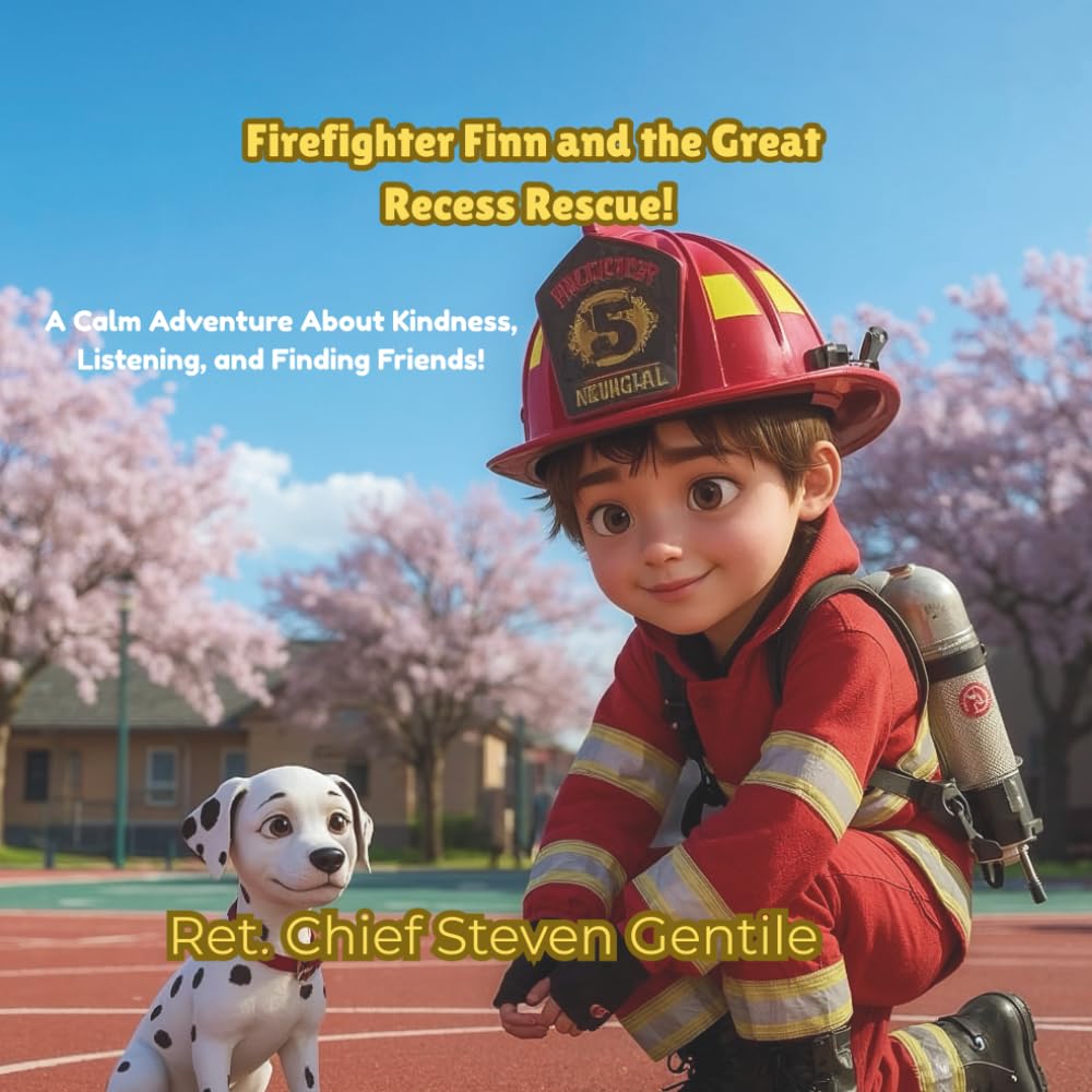Firefighter Finn and the Great Recess Rescue!: A Calm Adventure About Kindness, Listening, and Finding Friends! (Firefighter Finn: Fun & Adventures Stories)
